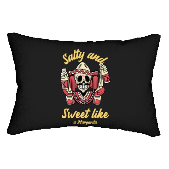 Sweet And Salty Like A Margarita Lumbar Pillows