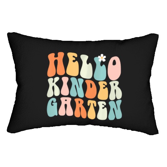 Hello Kindergarten Teacher Team Back To School Lumbar Pillows