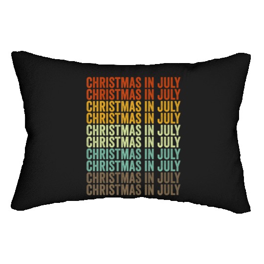 Christmas In July Lumbar Pillows