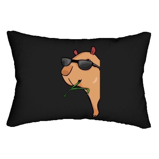 Capybara Lover Women Capybara Gift Men Capybara Lumbar Pillows