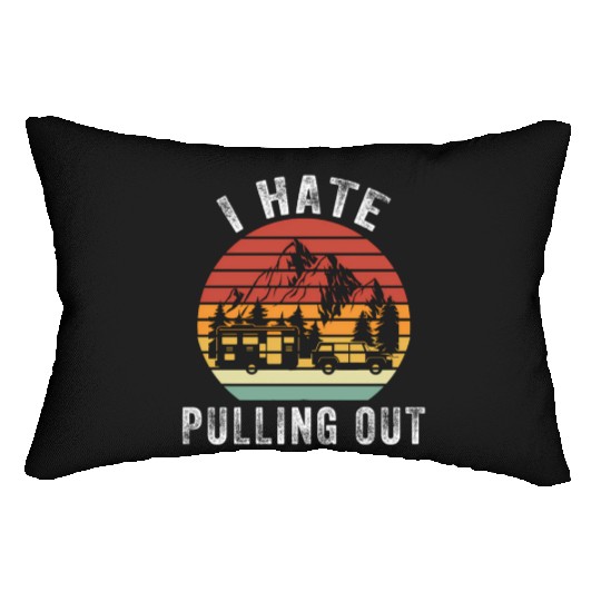 Retro Boating Boat Captain I E Pulling Out For Cap Lumbar Pillows