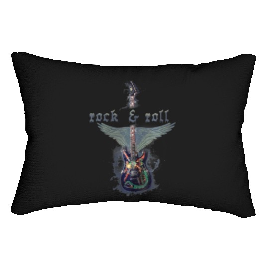 Rock and Roll Guitar product Lumbar Pillows