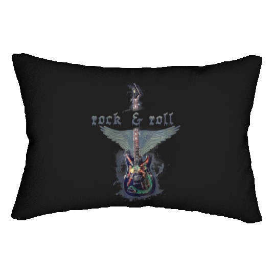 Rock and Roll Guitar product Lumbar Pillows