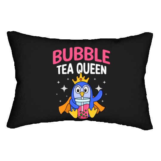 Bubble Tea Queen Boba Tea Drinker Korean Drink Lumbar Pillows