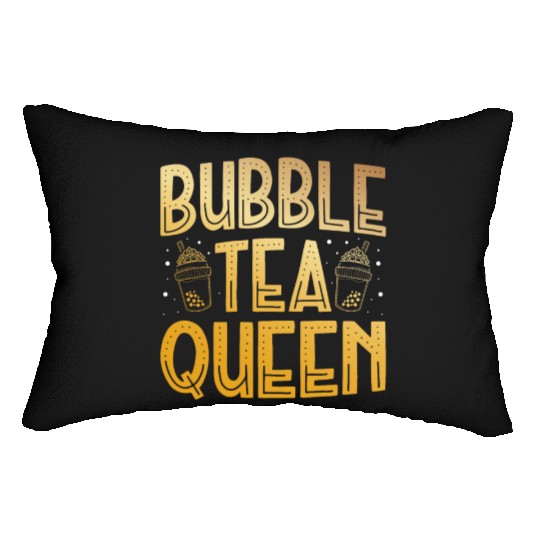 Bubble Tea Queen Boba Tea Drinker Korean Drink Lumbar Pillows