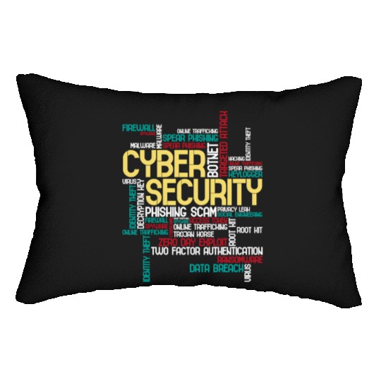 Cyber Security Hacker It Analyst Computer Programm Lumbar Pillows