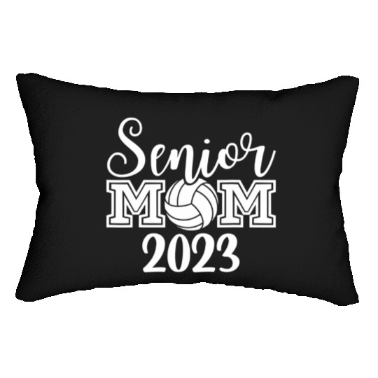 Volleyball Senior Mom 2023 Back To School 2023 Lumbar Pillows