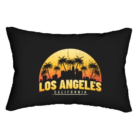 Los Angeles - California - Aestehtic - Lumbar Pillows