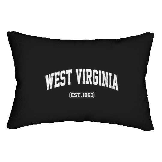 West Virginia State Athletic Style Lumbar Pillows