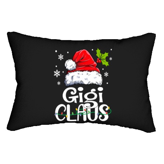 Gigi Claus Family Pj Lumbar Pillows