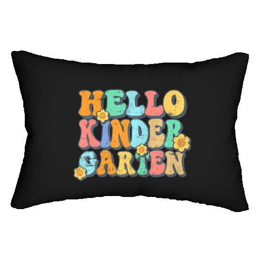 Hello Kindergarten Teacher Team Back To School Lumbar Pillows
