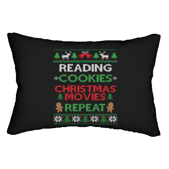 Librarian Reading Book Ugly Bookworm Lumbar Pillows