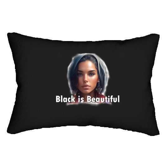 Black is Beautiful Lumbar Pillows