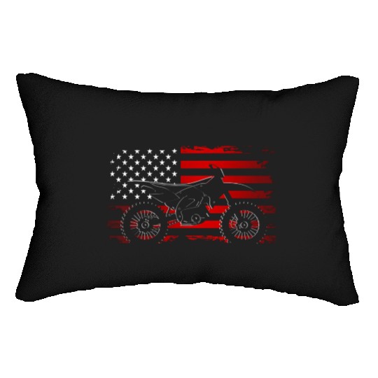 Motocross Dirt Bike Dirt Bike Motocross Lumbar Pillows