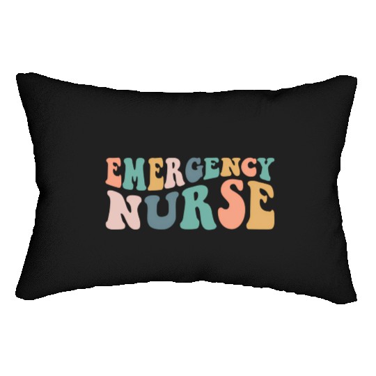 Groovy Er Nurse Emergency Room Nurse School Wo Lumbar Pillows