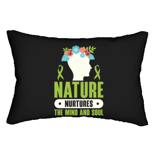 Mental Health Nature Environment Health Awareness Lumbar Pillows