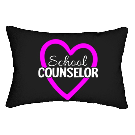 Proud School Counselor Cool Teacher Lumbar Pillows