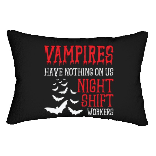 Night Shift Worker Graveyard Duty Lumbar Pillows