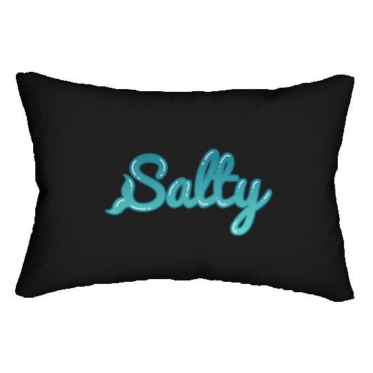 Salty Triggered Mermaid Sailor Open Ocean Water Lumbar Pillows