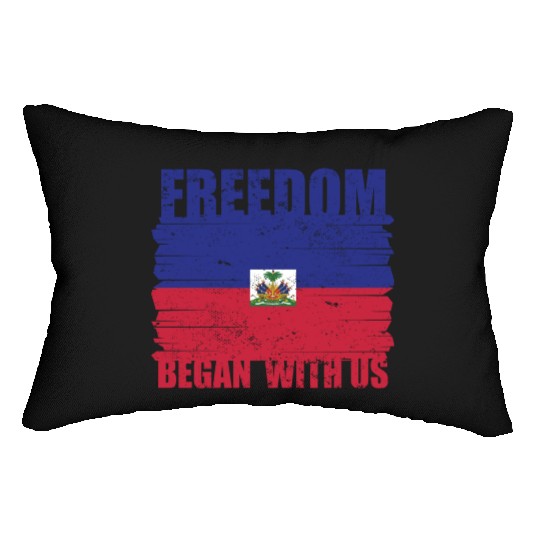 Haiti Heritage Month Freedom Began With Us Proud Lumbar Pillows