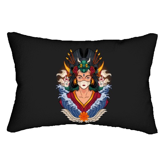 Kimono Geisha Lumbar Pillows