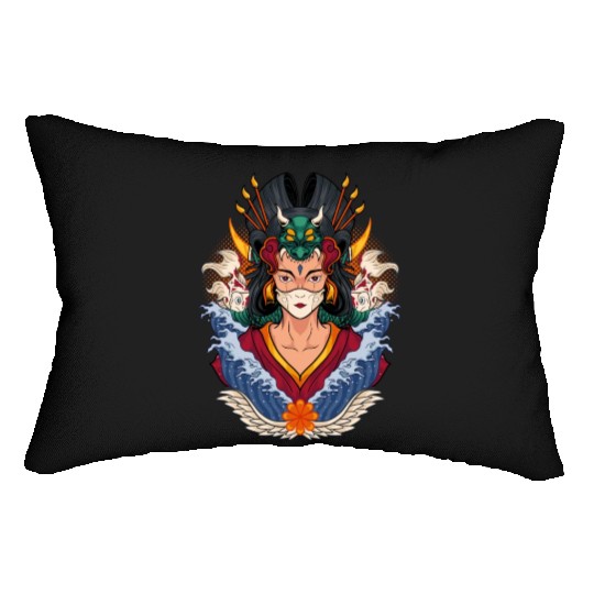 Kimono Geisha Lumbar Pillows