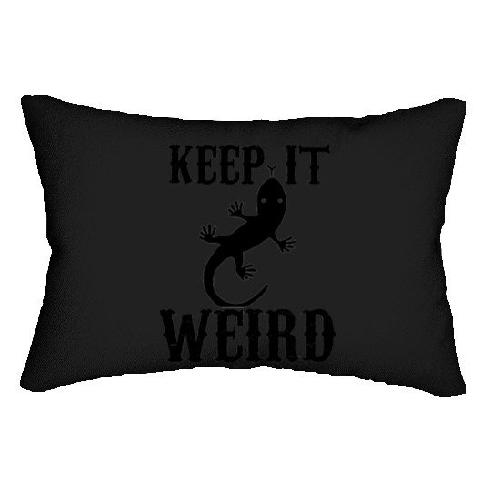 Keep It Weird Lumbar Pillows