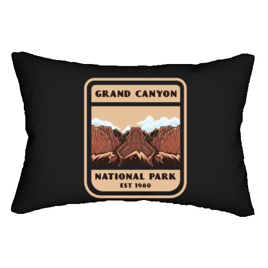 Grand Canyon National Park Vintage Style Lumbar Pillows