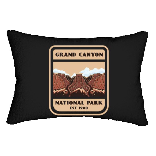 Grand Canyon National Park Vintage Style Lumbar Pillows