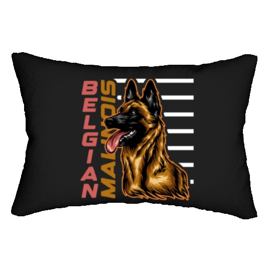 Belgian Malinois Lumbar Pillows