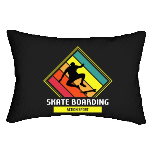 Party action Sports: SkateBoarding Lumbar Pillows