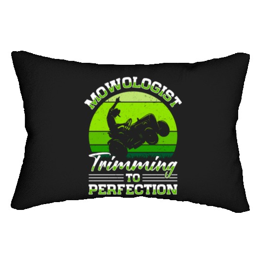 Lawn Mowing Lawn Mower Gardener Gardening Lumbar Pillows