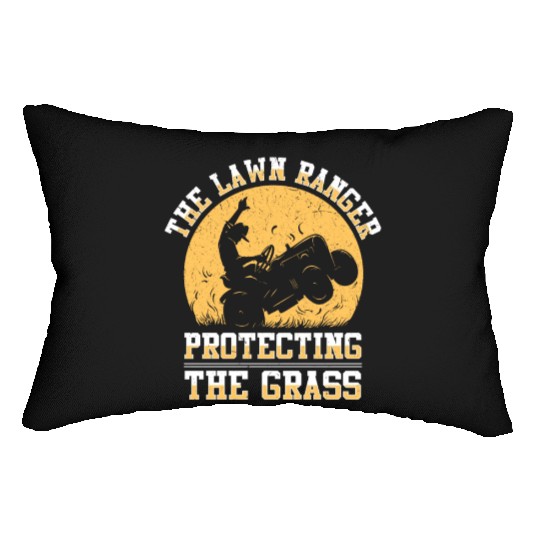 Lawn Mowing Lawn Mower Gardener Gardening Lumbar Pillows