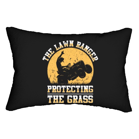 Lawn Mowing Lawn Mower Gardener Gardening Lumbar Pillows