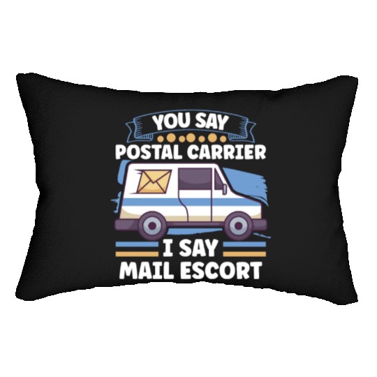 Postal Worker Mail Lady Mail Carrier Postal Lumbar Pillows