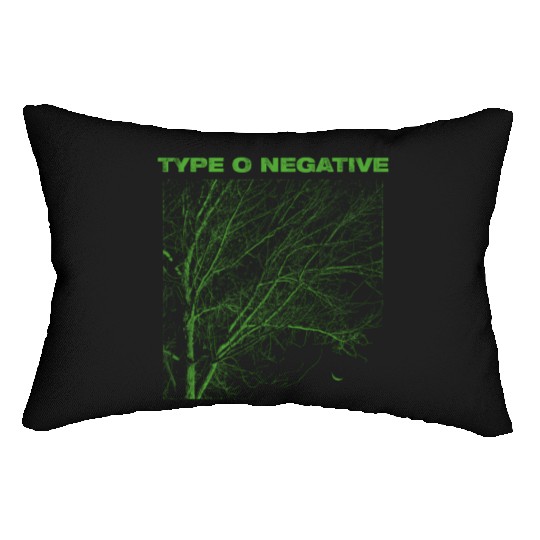 Type O Negative Tree Black Lumbar Pillows