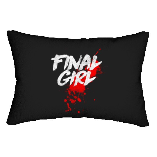 Final Horror Movie Slasher Film Lumbar Pillows