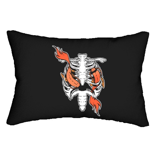Koi Fish Ribs Aquarist Gift Lumbar Pillows
