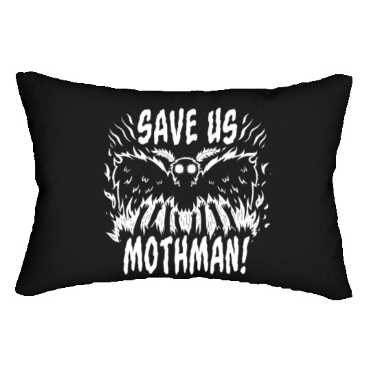 Save Us Mothman Lumbar Pillows