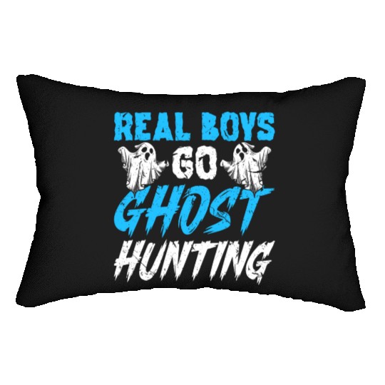 Paranormal Investigator Boys Ghost Hunting Lumbar Pillows