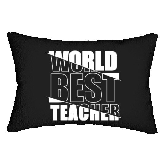 World Best Teacher Lumbar Pillows