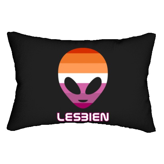 Lesbien aka lesbian alien Lumbar Pillows