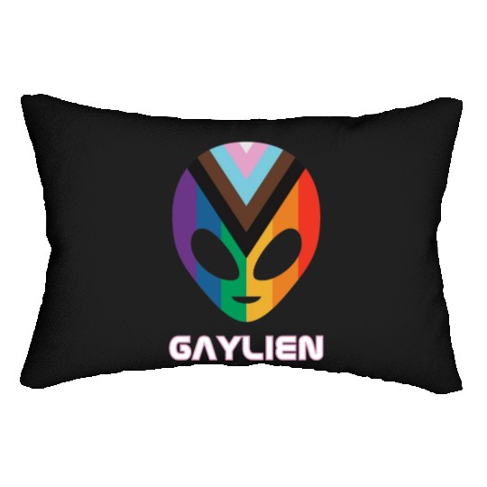 Gaylien aka Gay Alien Lumbar Pillows