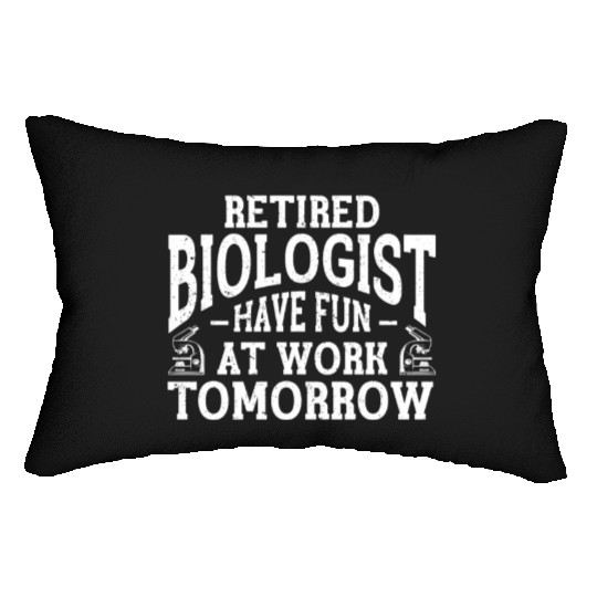 Biology Gift Biologist Lumbar Pillows