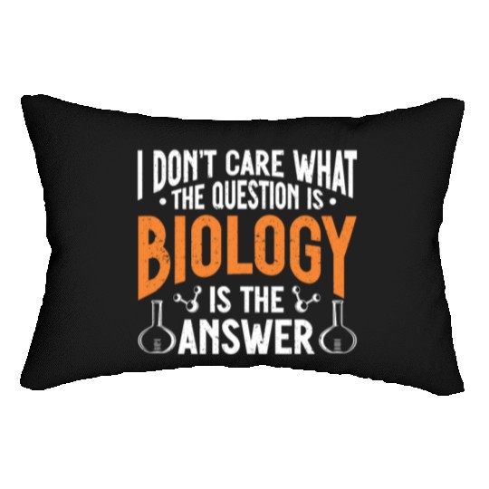 Biology Gift Biologist Lumbar Pillows