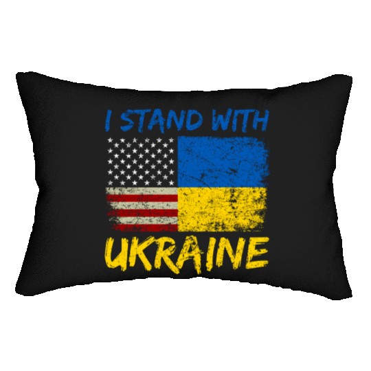 Ukraine Flag Ukrainian Ukraine Pride Lumbar Pillows