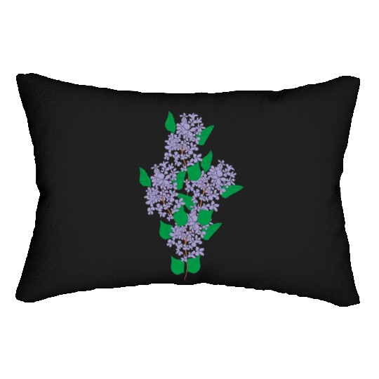 Lilac Flower T ShirtLilac Lumbar Pillows by Alekvik