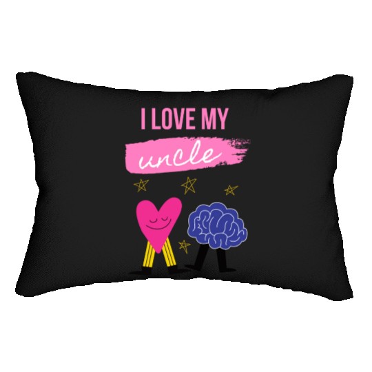 I Love My Uncle s Brain Lumbar Pillows
