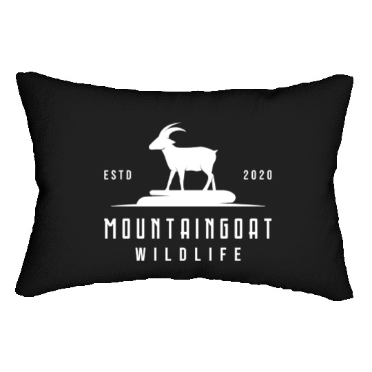 Mountain Goat Nature Wild Animals Mountain Animals Lumbar Pillows