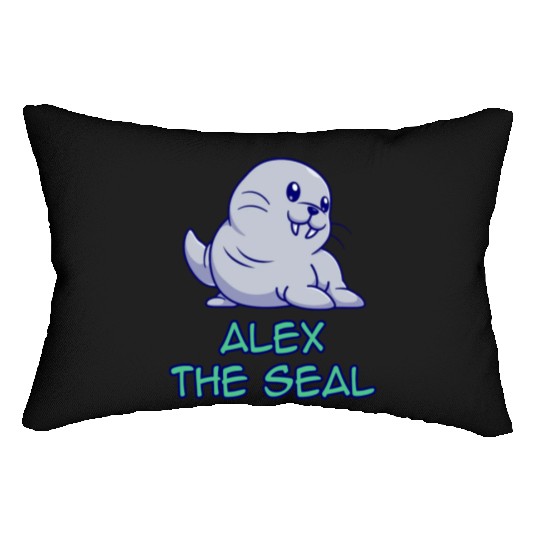 Alex The Seal Lumbar Pillows
